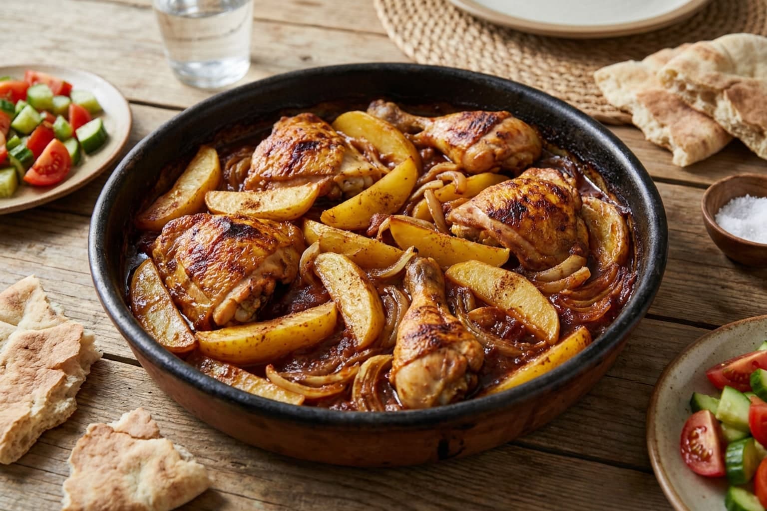 Sineyit Dajaj (Tepside Tavuklu Patates)