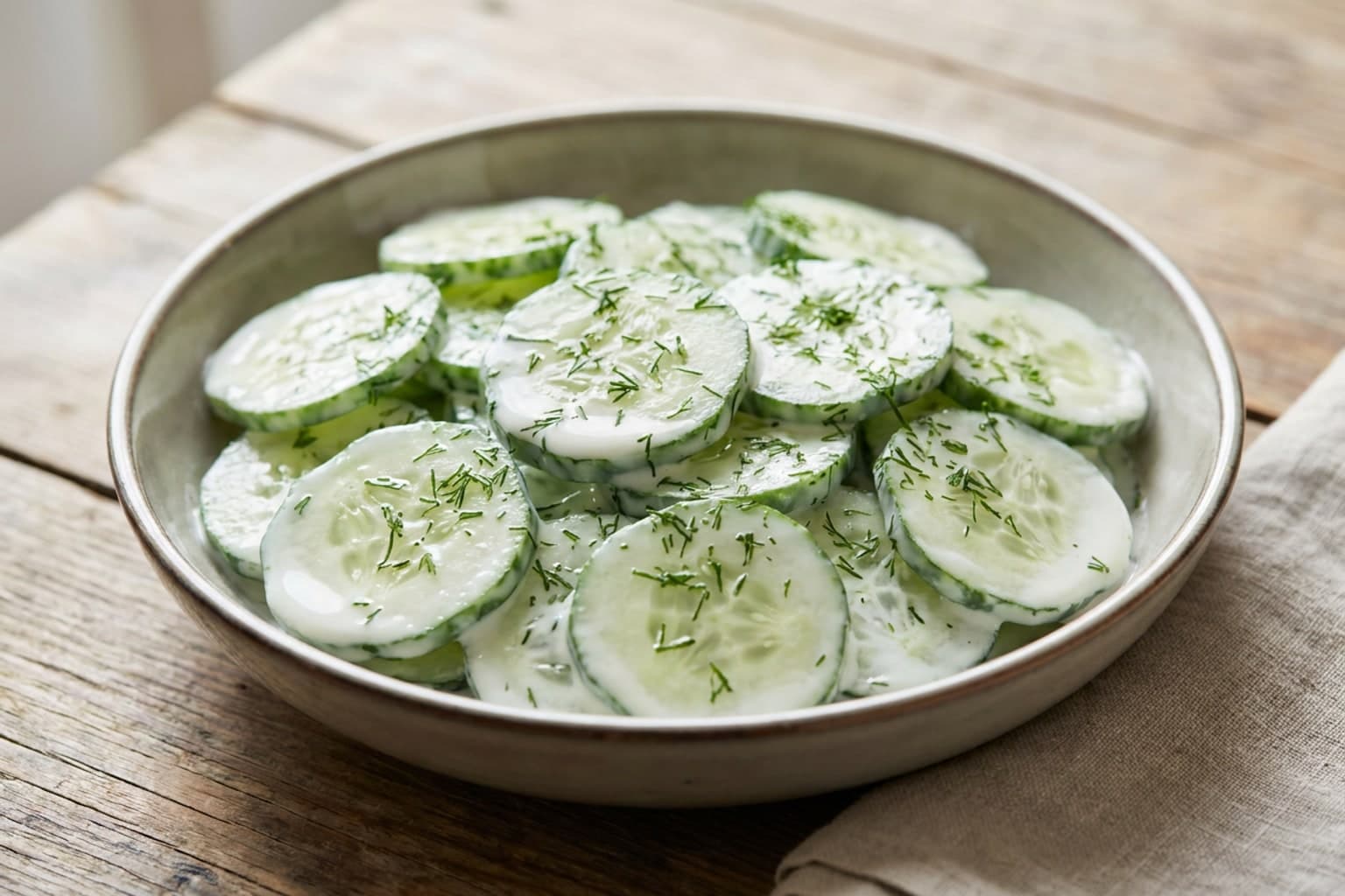 Mizeria (Gurkensalat)