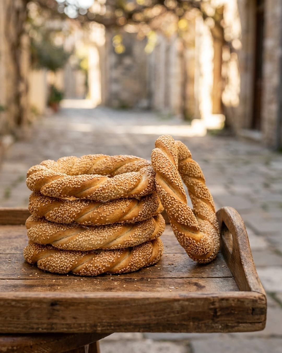 Koulouri Thessalonikis: Traditioneller Griechischer Sesam-Brotring