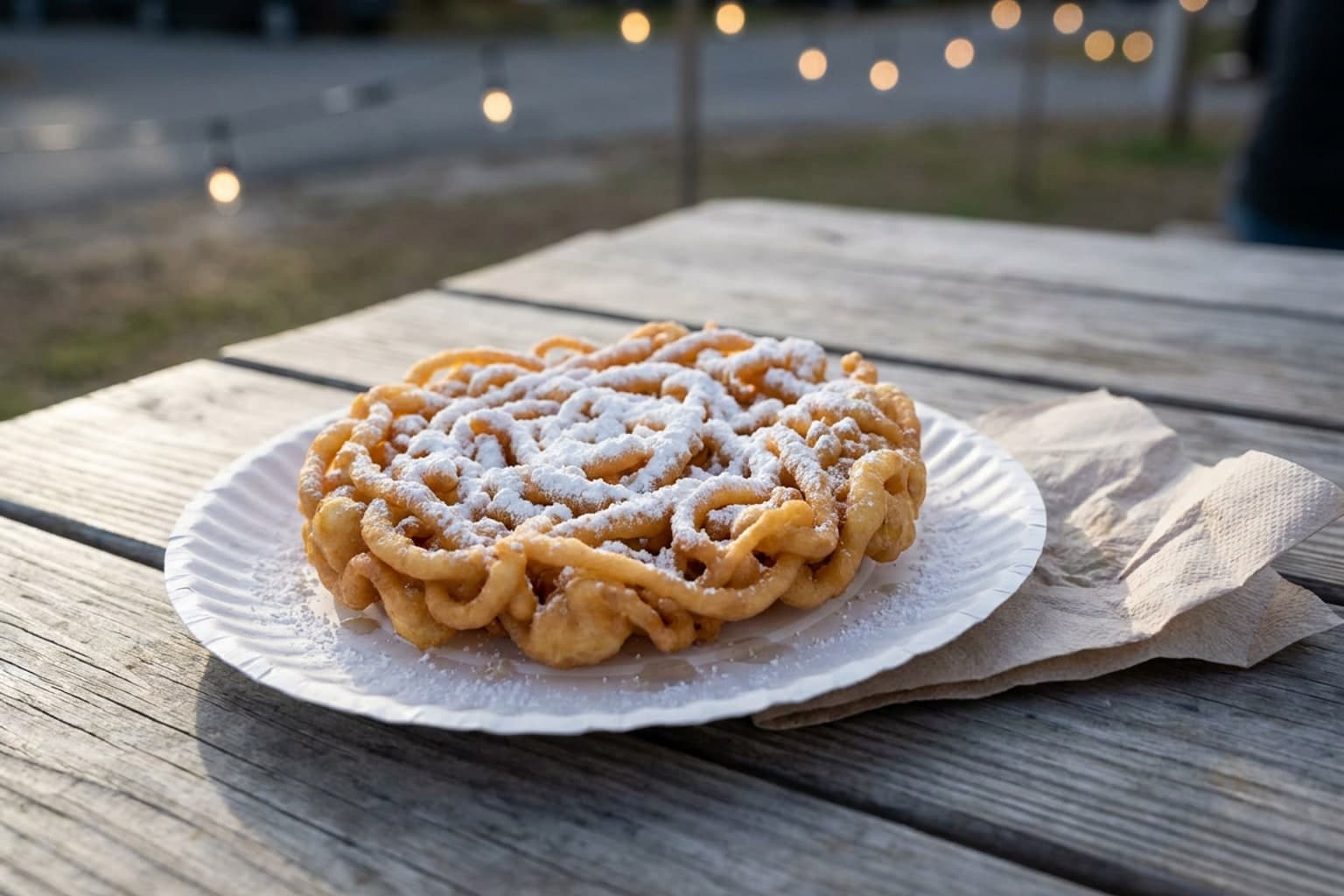 Classic American Funnel Cake