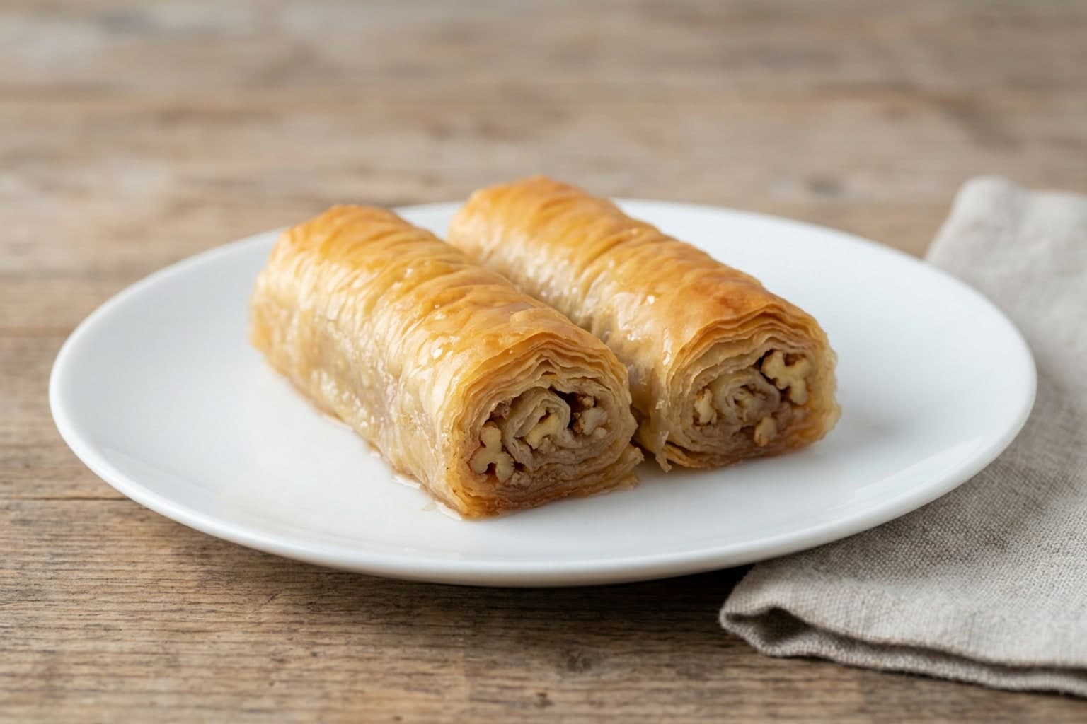 Saragli: Ceviz ve Şuruplu Nefis Yunan Sarma Baklavası