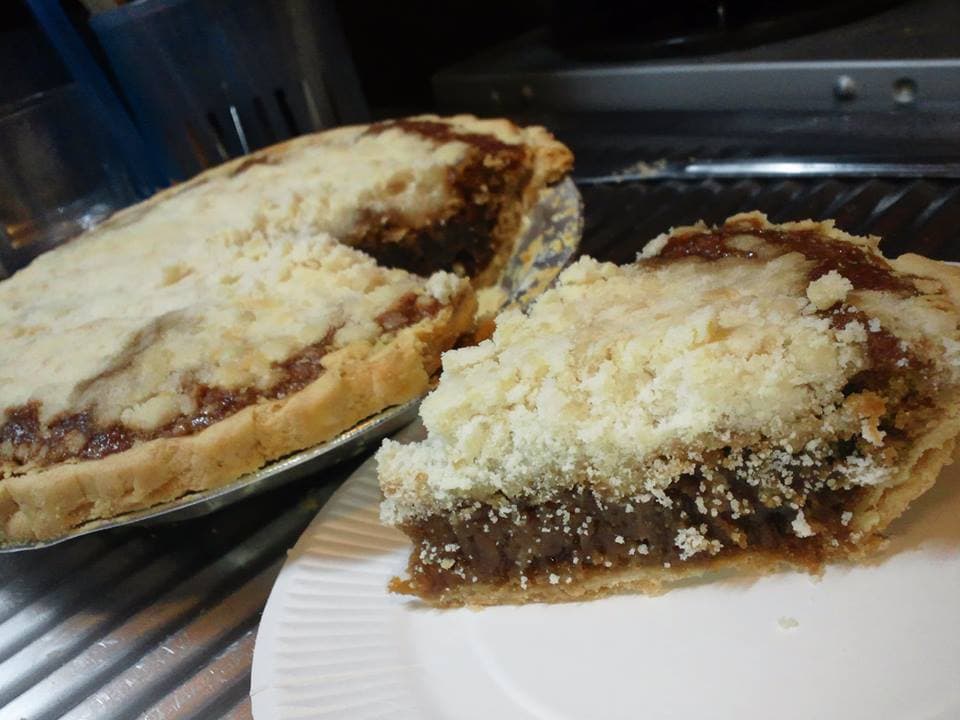 Traditioneller Pennsylvania Dutch Shoofly Kuchen