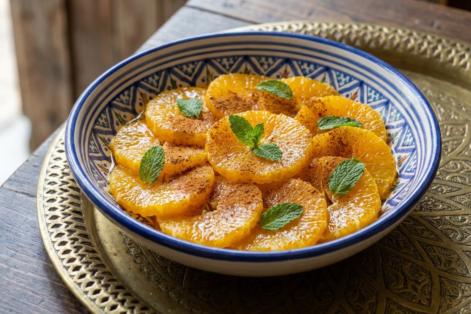 Tarçınlı Portakal Salatası