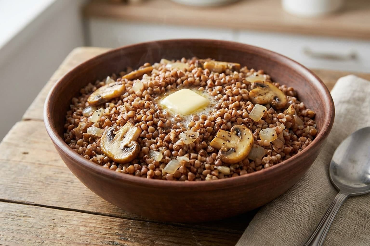 Buckwheat with Mushrooms