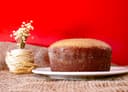 Traditioneller gedämpfter Treacle Sponge Pudding mit Vanillesauce