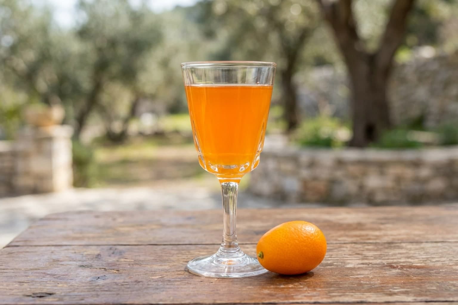 Licor de Kumquat Corfiota Tradicional