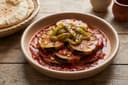 Mesakaa b'Khal (Eggplant in Garlic Vinegar)
