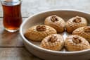 Kalburabastı (Date-Filled Semolina Cookies)