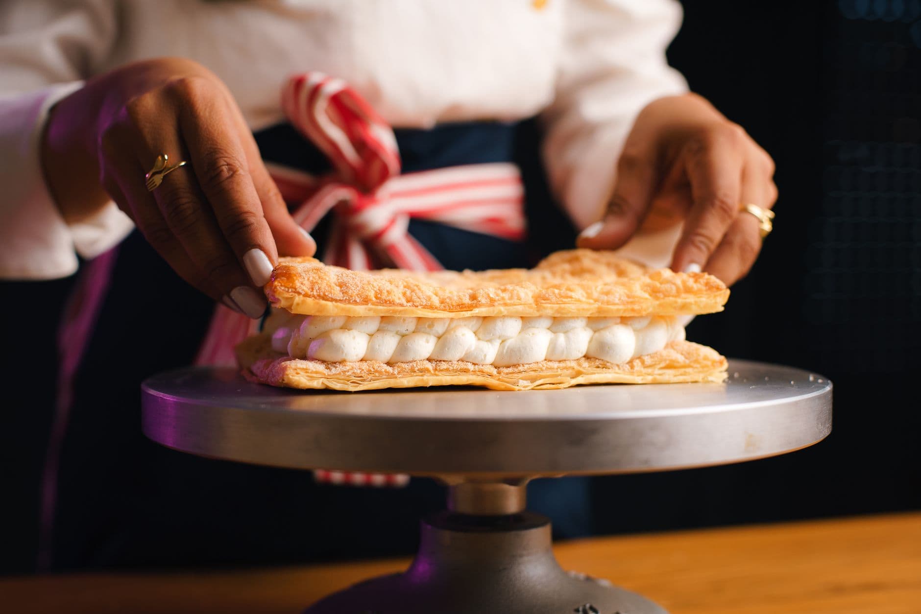 Mille-feuille: Klassisches französisches Blätterteig-Cremeschnitte
