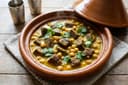 Rindfleisch-Tajine mit Kichererbsen