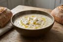 Traditional Greek Sour Trahanas Soup (Trahanosoupa)