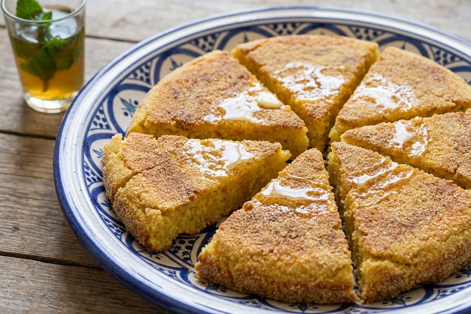 Harcha (Marokkanisches Grießbrot)