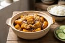 Pancetta con pasta di gamberi fermentata