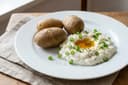 Pellkartoffeln mit Quark und Leinöl (Patate Lesse con Quark e Olio di Lino)