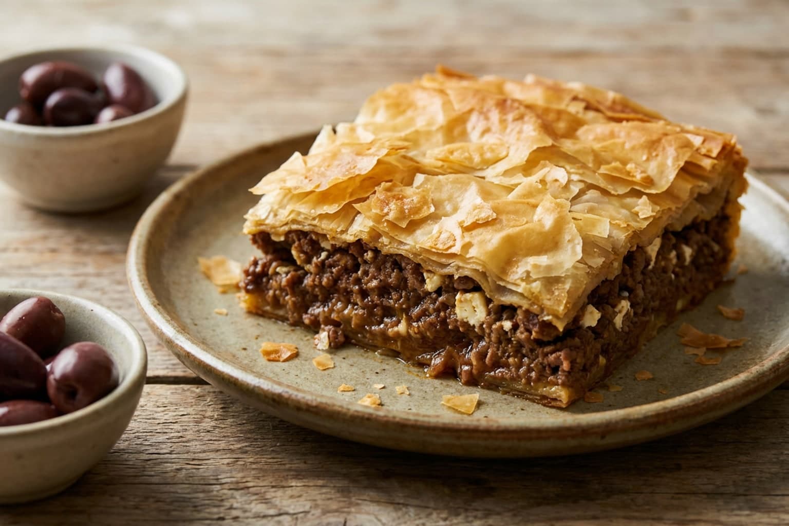 Kreatopita: Traditioneller Griechischer Fleischkuchen