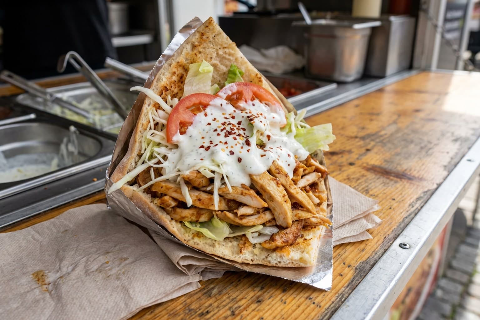 Döner Kebab (German Style)
