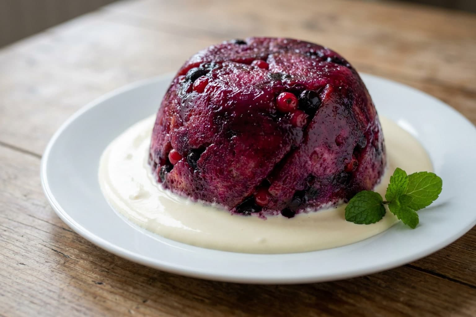 Traditioneller Britischer Sommerpudding